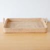 1 furniture aksesoris melati rattan tray natural