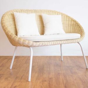 Rattan - Kagumi Chair 2 Seater White 3 1 furniture kursi kagumi chair 2 seater white