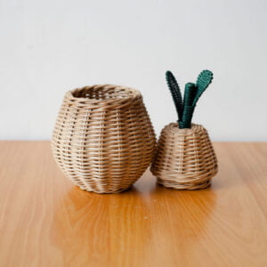 Rattan - Pear Basket Small 9 2 furniture aksesoris pir mini basket large
