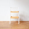 2 furniture rak ladder shelf white natural