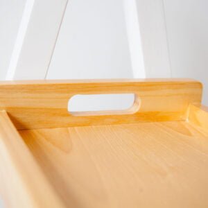 Wood - Ladder Shelf Natural White 3 4 furniture rak ladder shelf white natural