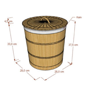 5 furniture aksesoris laundry basket new horizontal