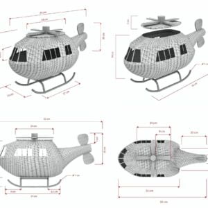 Rattan - Dodo Helicopter 7 Detail Aksesoris Dodo Helicopter Uwitan