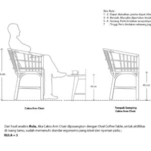 Rattan - Cakra Arm Chair 3 Seater 3 Rula Furniture Cakra Arm Chair Uwitan 29 3