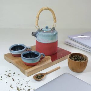 Ceramic - Kuas Teapot Set 6 unknown 117316975 623014968343690 5024569444185428214 n