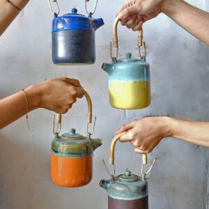 Ceramic - Kuas Teapot Set 3 unknown 213827209 145701370970563 7984004932344714796 n