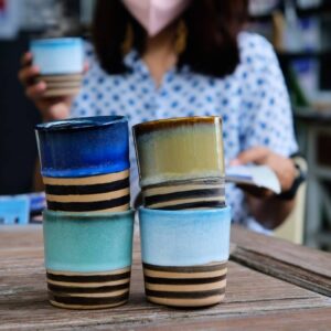 Ceramics - Coffee Cup Unhandle 44 unknown 242026816 219578530218717 3562529113838852698 n