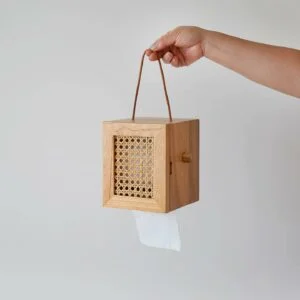 Wood - Hangging Toilet Tissue